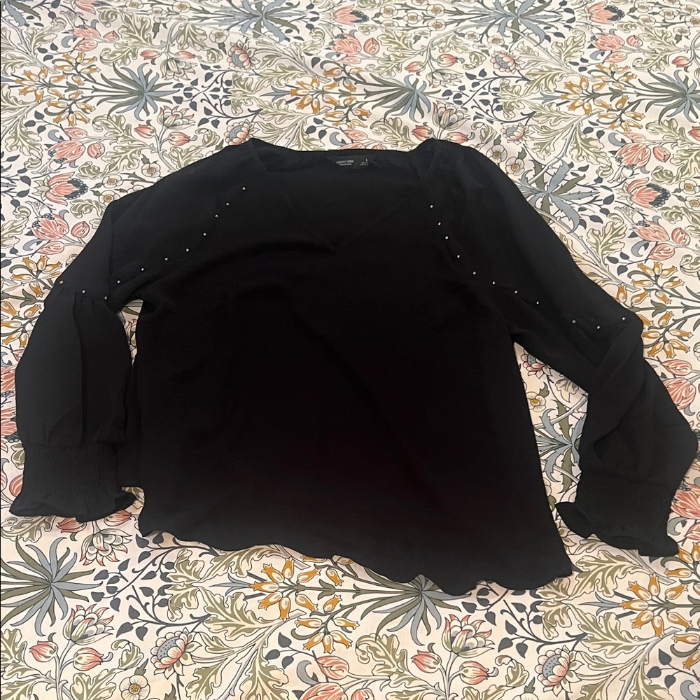 Elegant simply Vera Black Women's Top